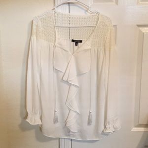 Never Worn Relativity Shirt with Ruffles